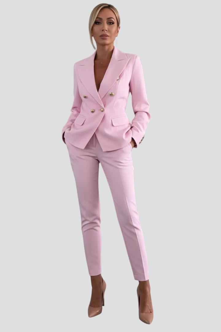 Women's Tailored Blazer Set for Office by Selouva
