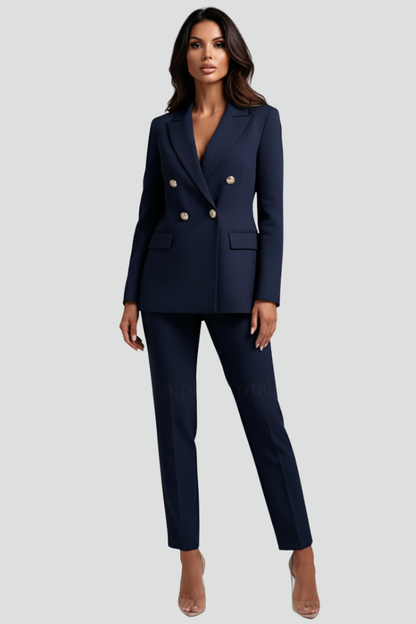 Women's Tailored Blazer Set for Office by Selouva