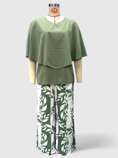 Women's Top &amp; Printed Pants Set by Selouva