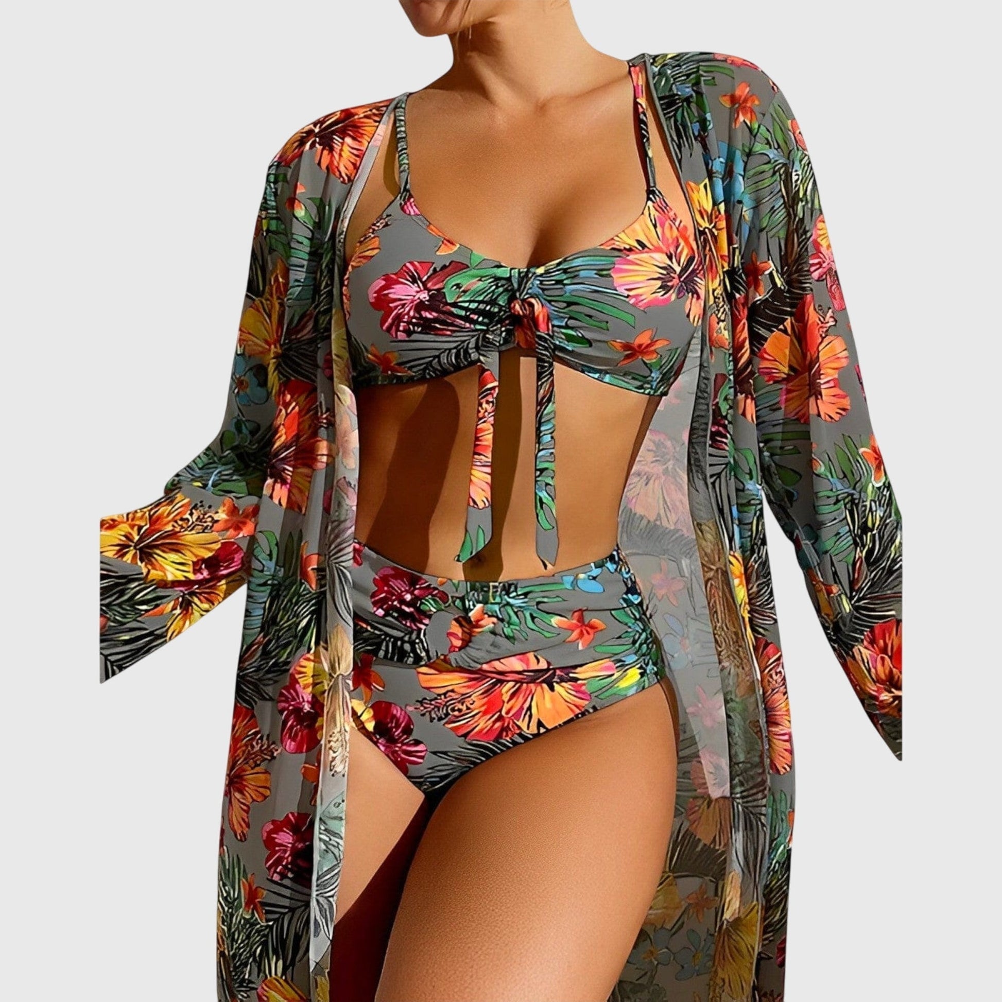 Women's Tropical Bikini with Sheer Pool by Selouva