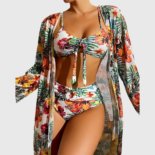 Women's Tropical Bikini with Sheer Pool by Selouva