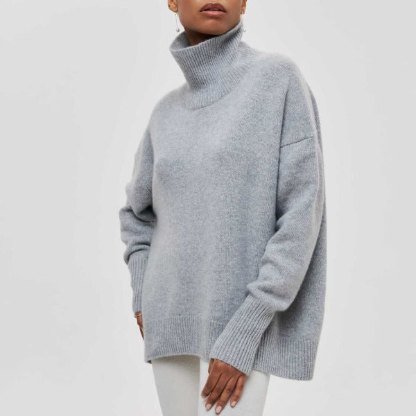 Adrianelys Comfortable Turtleneck Sweater For All Day Wear by Selouva