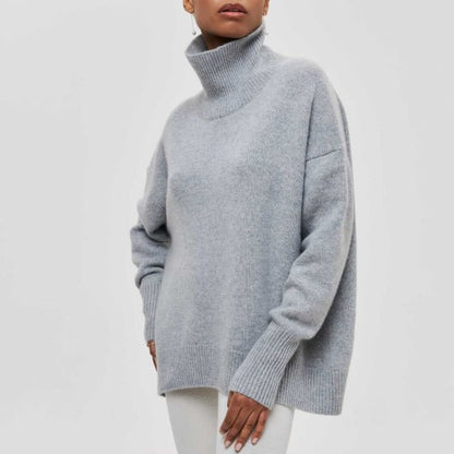 Adrianelys Comfortable Turtleneck Sweater For All Day Wear by Selouva
