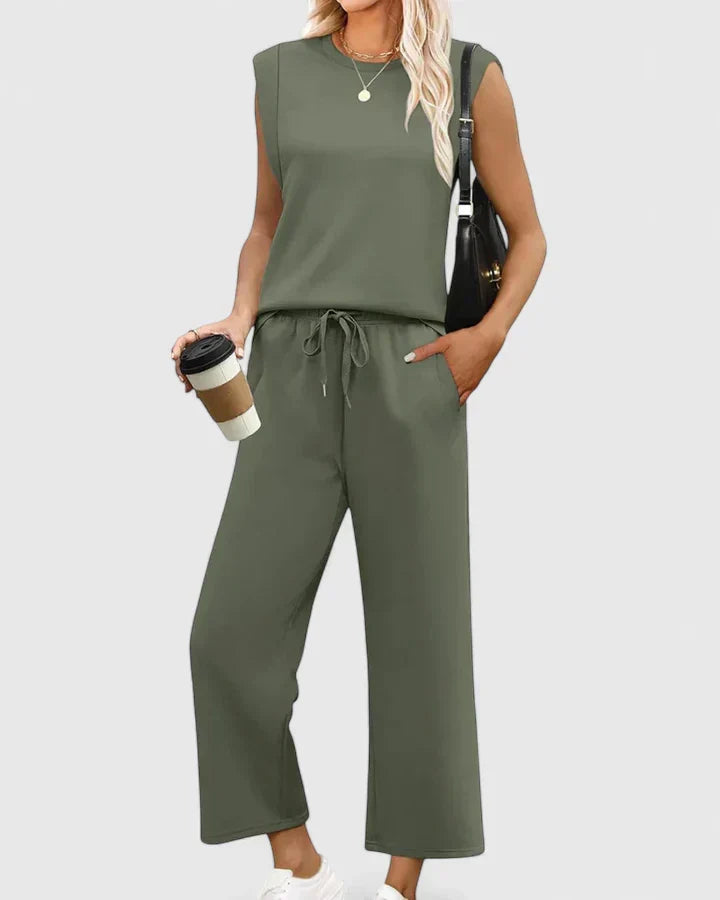 Women's Two Piece Set Casual Daywear by Selouva