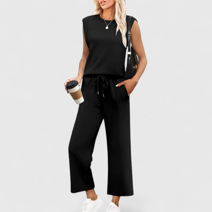 Women's Two-Piece Set Round Neckline by Selouva