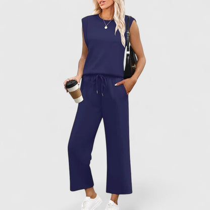 Women's Two-Piece Set Round Neckline by Selouva