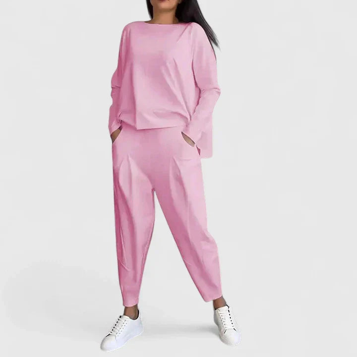 Women's Two Piece Set with Long Sleeve by Selouva