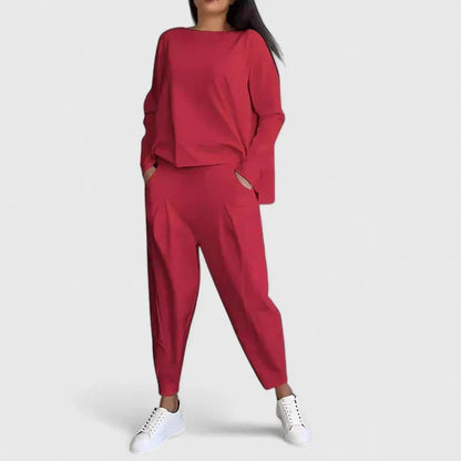 Women's Two Piece Set with Long Sleeve by Selouva