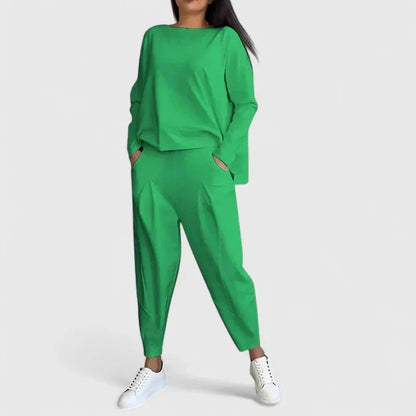 Women's Two Piece Set with Long Sleeve by Selouva