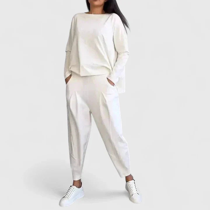 Women's Two Piece Set with Long Sleeve by Selouva