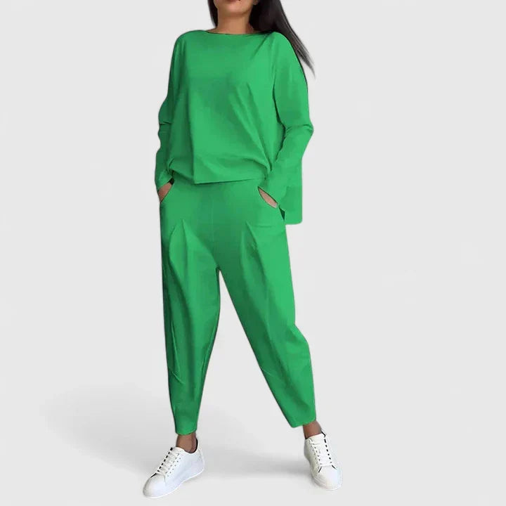 Women's Two Piece Set with Long Sleeve by Selouva
