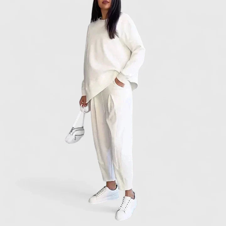 Women's Two Piece Set with Long Sleeve by Selouva