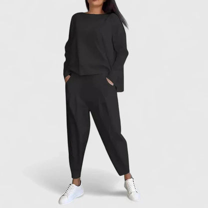 Women's Two Piece Set with Long Sleeve by Selouva