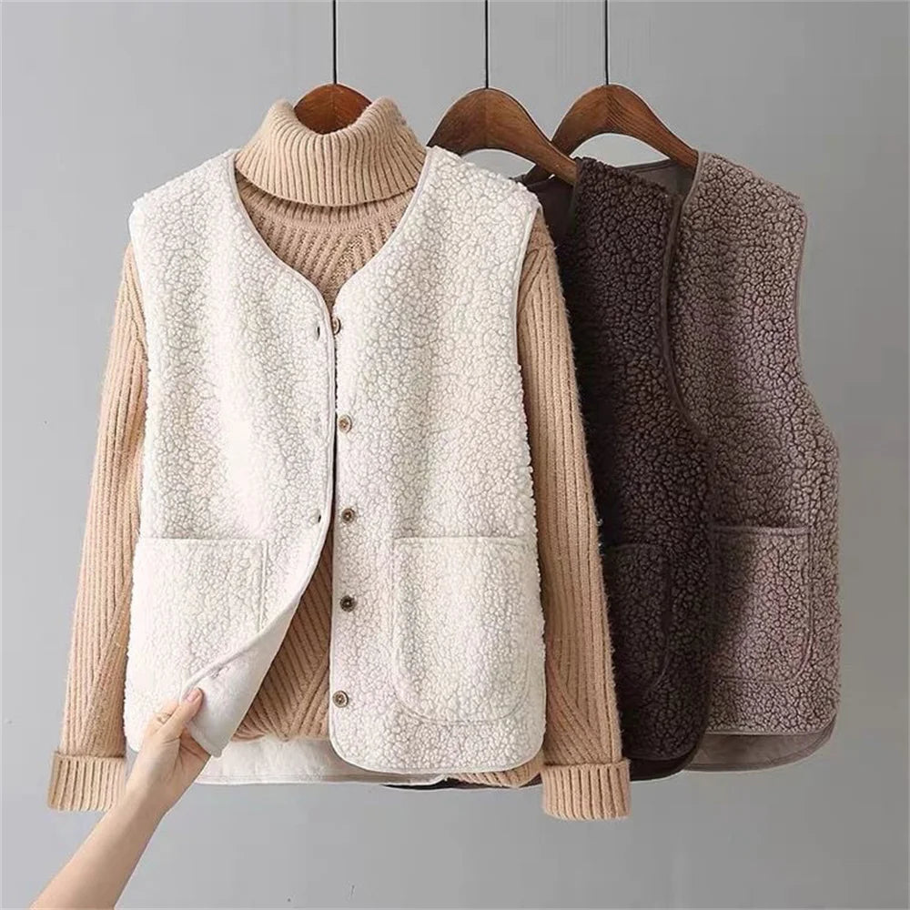 Women's Vest Lightweight Fleece by Selouva