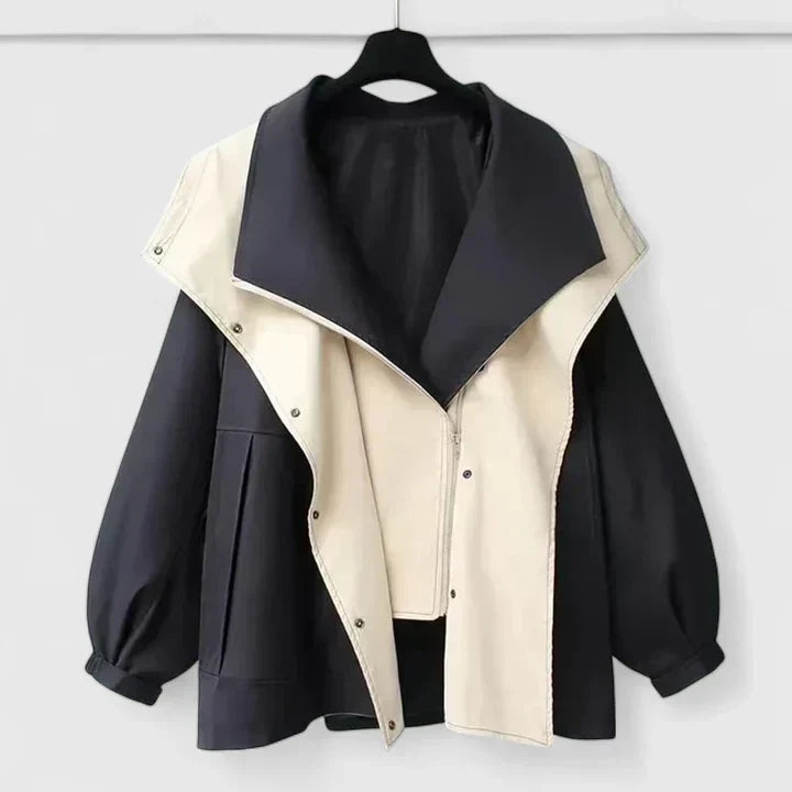 Women's Water-Repellent Jacket with Adjustable Waist for Outdoor by Selouva