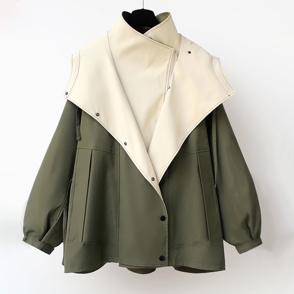 Women's Water-Repellent Jacket with Adjustable Waist for Outdoor by Selouva