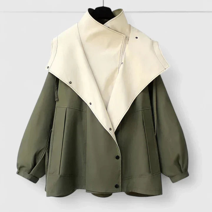 Women's Water-Repellent Jacket with Adjustable Waist for Outdoor by Selouva