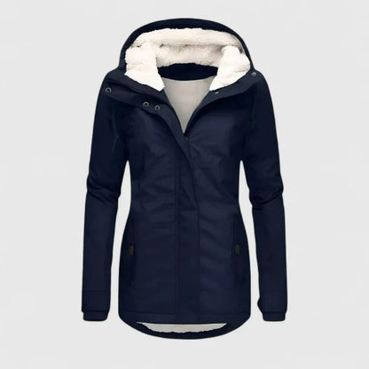 Women's Waterproof Jacket with Hood for Everyday Wear by Selouva
