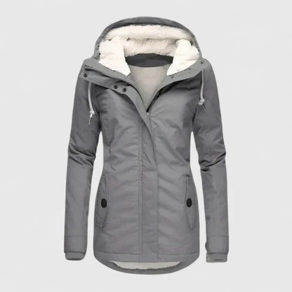 Women's Waterproof Jacket with Hood for Everyday Wear by Selouva
