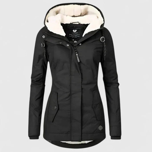 Women's Waterproof Jacket with Hood for Everyday Wear by Selouva