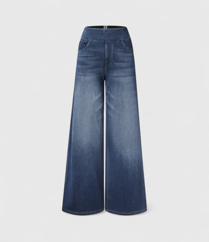 Sookie Comfortable Wide Leg Denim Pants For All Day Comfort by Selouva