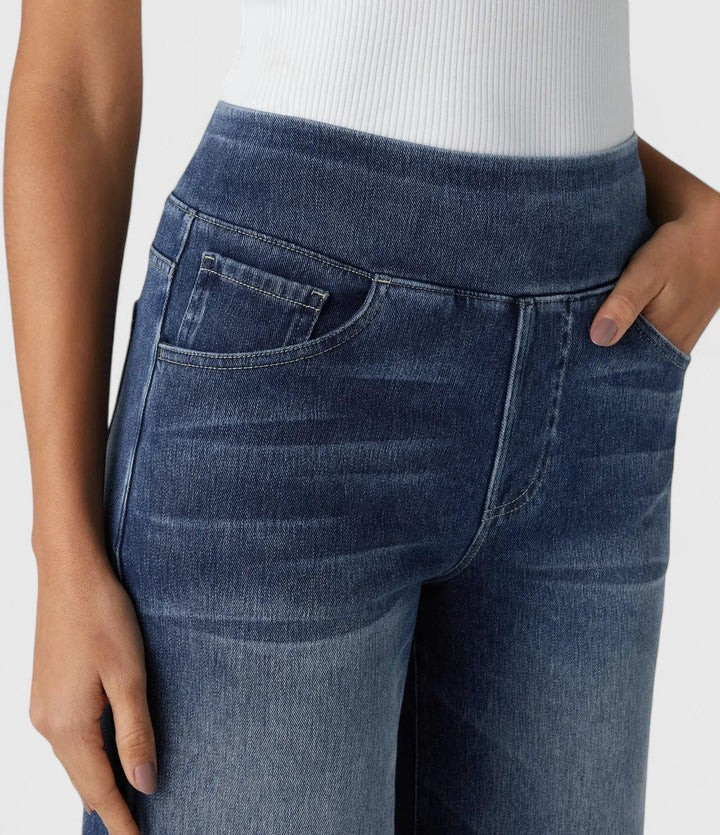 Sookie Comfortable Wide Leg Denim Pants For All Day Comfort by Selouva