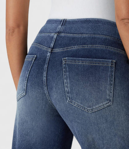 Sookie Comfortable Wide Leg Denim Pants For All Day Comfort by Selouva