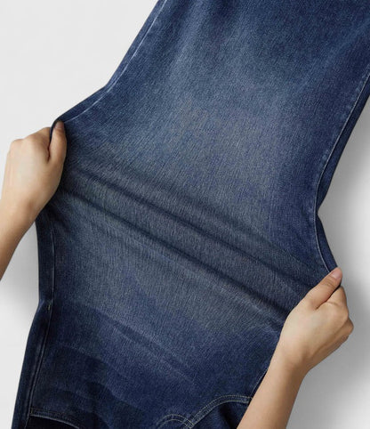 Sookie Comfortable Wide Leg Denim Pants For All Day Comfort by Selouva