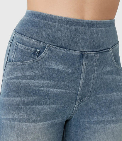Sookie Comfortable Wide Leg Denim Pants For All Day Comfort by Selouva