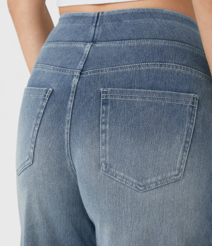 Sookie Comfortable Wide Leg Denim Pants For All Day Comfort by Selouva