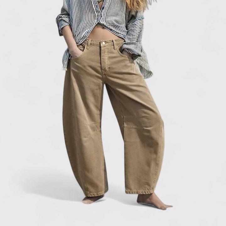 Rain Comfortable Wide Leg Pants for Everyday Comfort and Style by Selouva