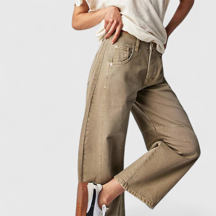 Rain Comfortable Wide Leg Pants for Everyday Comfort and Style by Selouva