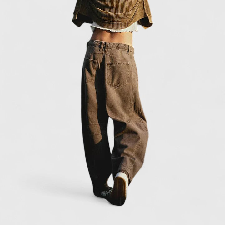 Rain Comfortable Wide Leg Pants for Everyday Comfort and Style by Selouva