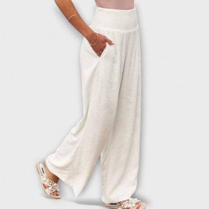Thearya Casual Wide Leg Pants For Everyday Comfort by Selouva