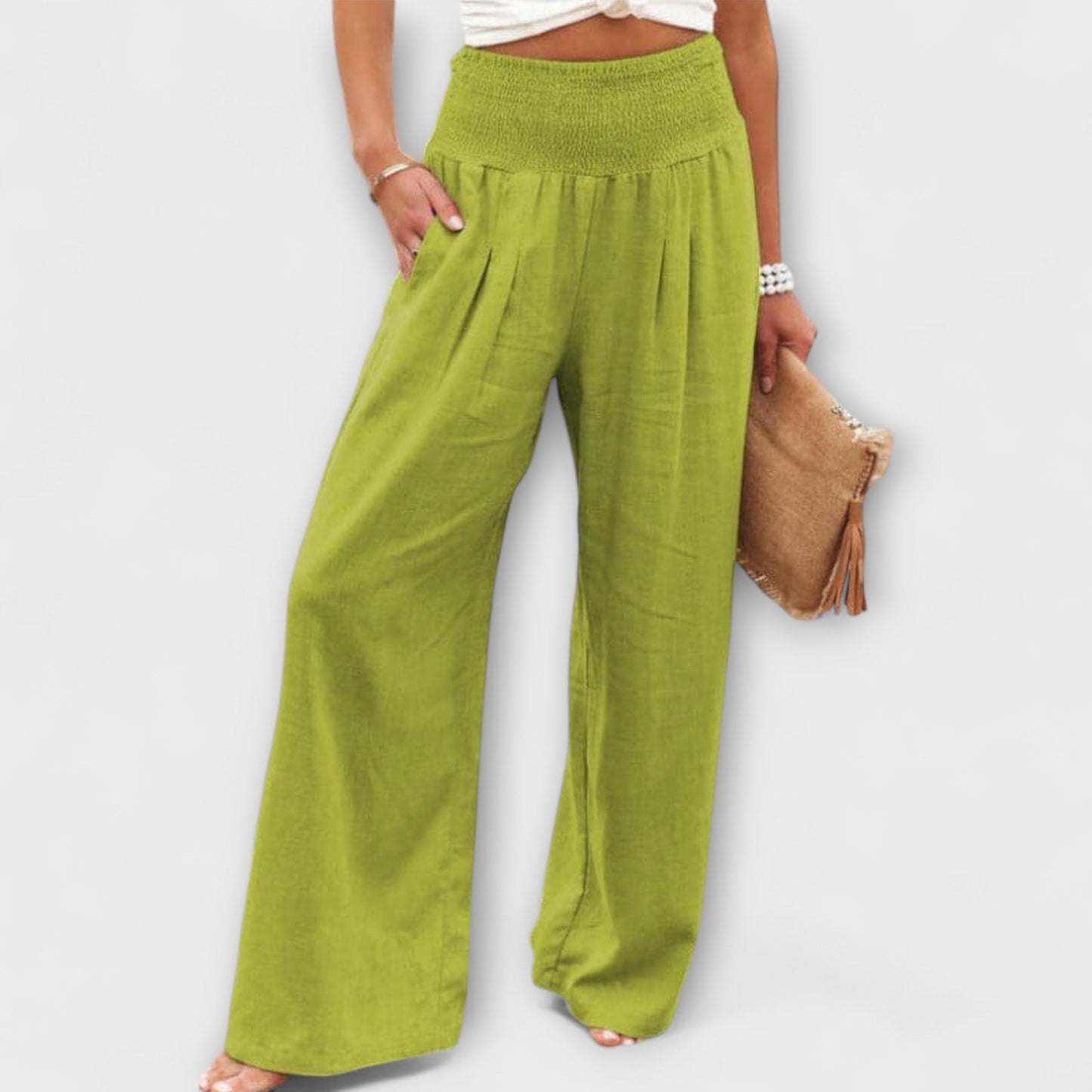 Thearya Casual Wide Leg Pants For Everyday Comfort by Selouva