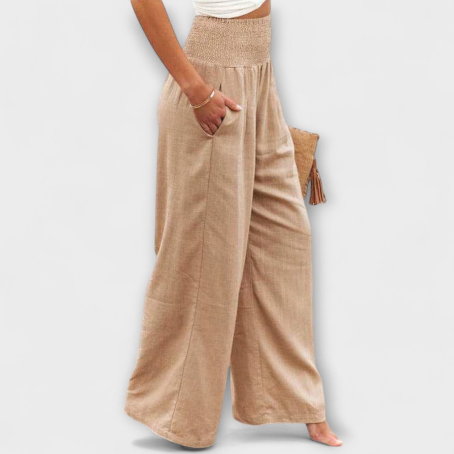 Thearya Casual Wide Leg Pants For Everyday Comfort by Selouva