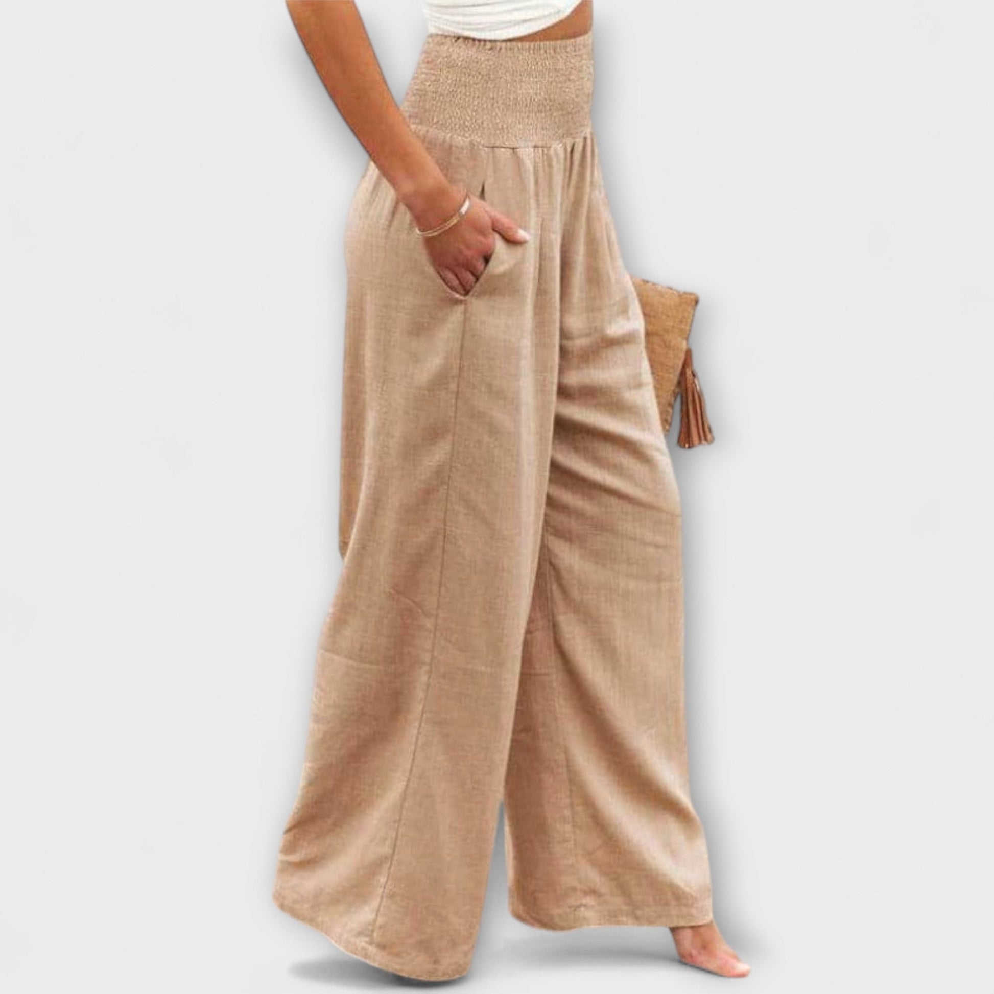 Thearya Casual Wide Leg Pants For Everyday Comfort by Selouva