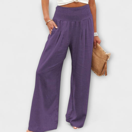 Thearya Casual Wide Leg Pants For Everyday Comfort by Selouva