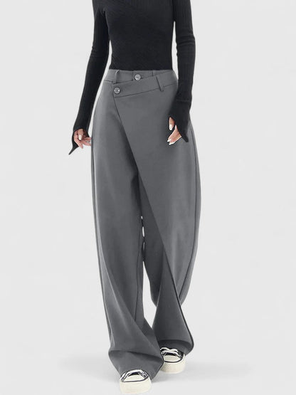 Chrissie Sophisticated Wide Leg Pants For Women Tailored High Waist by Selouva