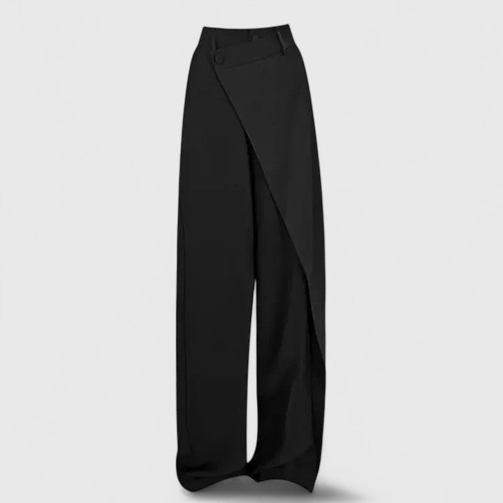 Chrissie Sophisticated Wide Leg Pants For Women Tailored High Waist by Selouva
