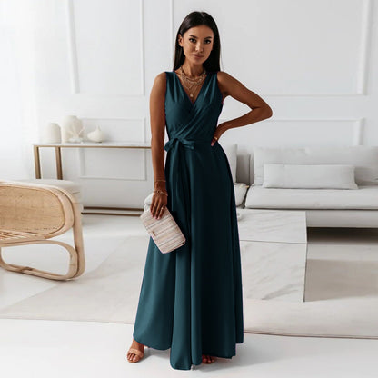 Hailey | Women Wedding Guest Elegant Wrap Maxi Dress by Selouva