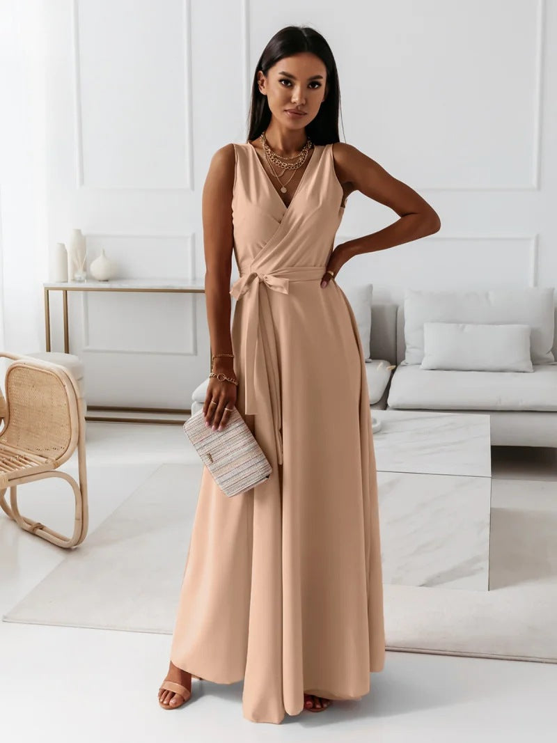 Hailey | Women Wedding Guest Elegant Wrap Maxi Dress by Selouva