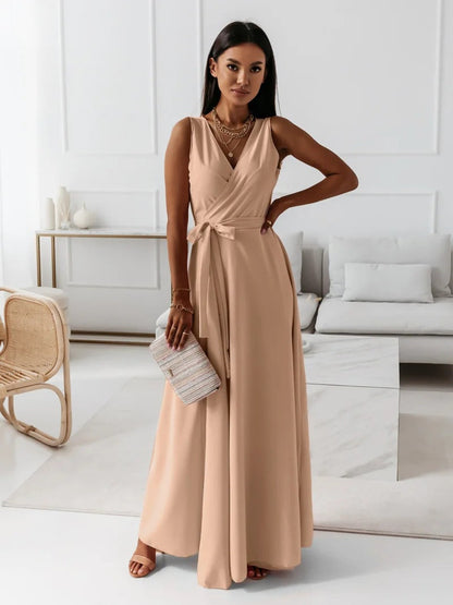 Hailey | Women Wedding Guest Elegant Wrap Maxi Dress by Selouva