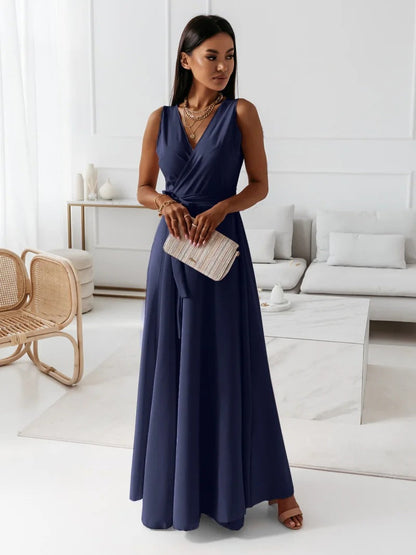 Hailey | Women Wedding Guest Elegant Wrap Maxi Dress by Selouva