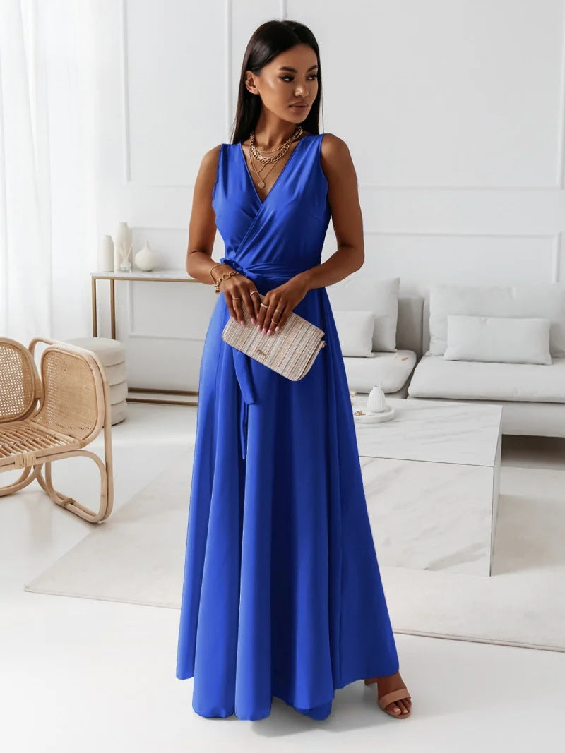 Hailey | Women Wedding Guest Elegant Wrap Maxi Dress by Selouva